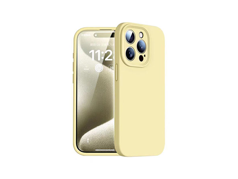 黄色iphone硅胶...